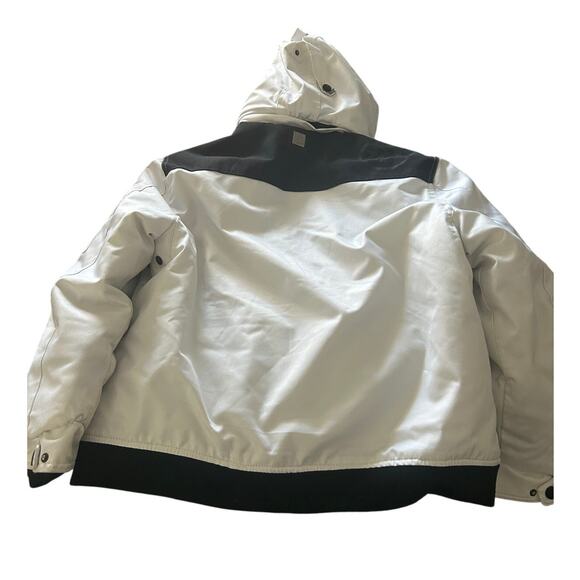 GUC Awakn Land White All Season Weather Jacket Water/Wind Resistant Size Large - Picture 2 of 8
